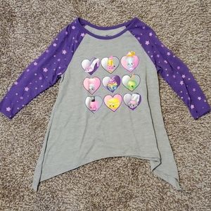 Shopkins 3/4 sleeve shirt